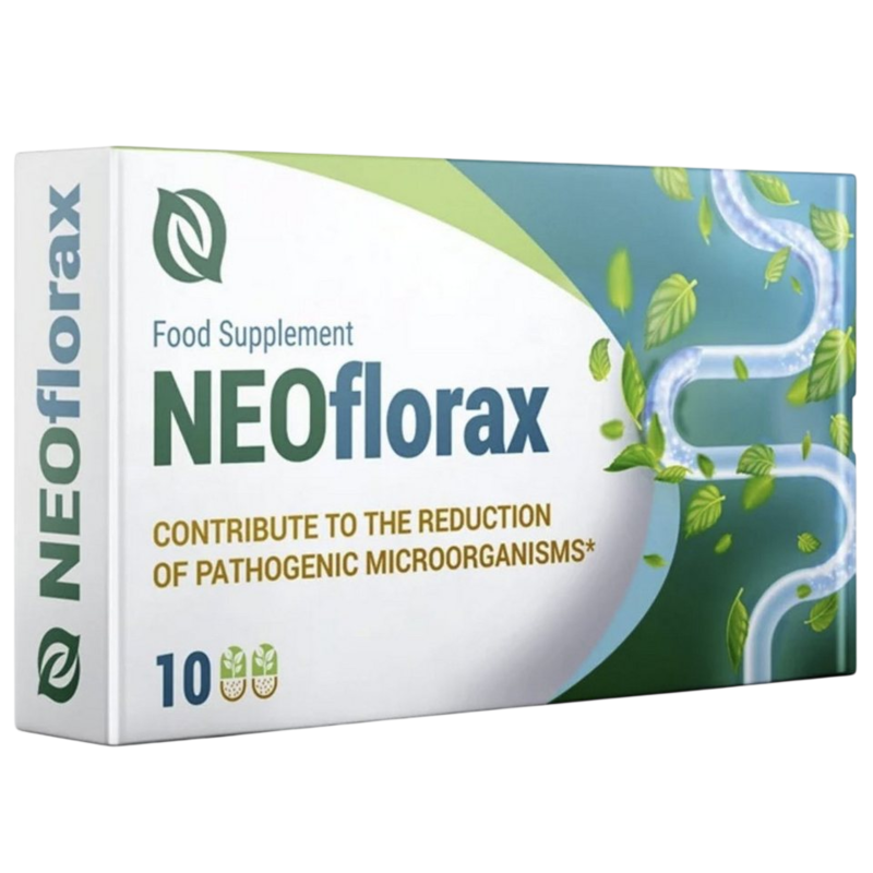 Neoflorax συμπλήρωμα πέψης με πρόπολη, τοπιναμπούρ και δάφνη για εντερική ισορροπία